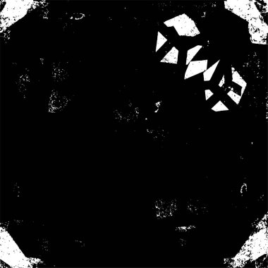 Grunge black and white pattern. Monochrome particles abstract texture. Background of cracks, scuffs, chips, stains, ink spots, lines. Dark design background surface. Gray printing element
