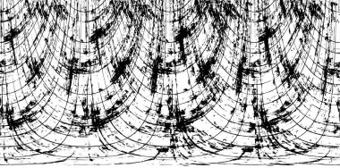 Grunge black and white pattern. Monochrome particles abstract texture. Background of cracks, scuffs, chips, stains, ink spots, lines. Dark design background surface. Gray printing element