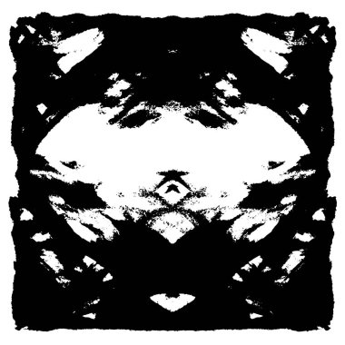 Grunge black and white pattern. Monochrome particles abstract texture. Background of cracks, scuffs, chips, stains, ink spots, lines. Dark design background surface. Gray printing element