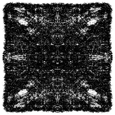 Grunge black and white pattern. Monochrome particles abstract texture. Background of cracks, scuffs, chips, stains, ink spots, lines. Dark design background surface. Gray printing element