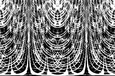 Grunge black and white pattern. Monochrome particles abstract texture. Background of cracks, scuffs, chips, stains, ink spots, lines. Dark design background surface. Gray printing element