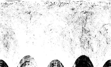 Grunge black and white pattern. Monochrome particles abstract texture. Background of cracks, scuffs, chips, stains, ink spots, lines. Dark design background surface. Gray printing element