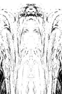 Grunge black and white pattern. Monochrome particles abstract texture. Background of cracks, scuffs, chips, stains, ink spots, lines. Dark design background surface. Gray printing element