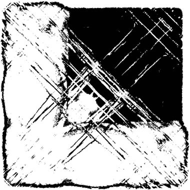 Grunge black and white pattern. Monochrome particles abstract texture. Background of cracks, scuffs, chips, stains, ink spots, lines. Dark design background surface. Gray printing element