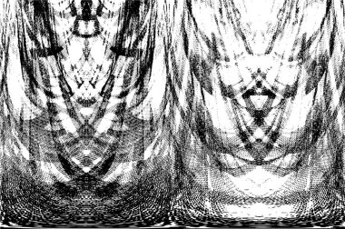 Grunge black and white pattern. Monochrome particles abstract texture. Background of cracks, scuffs, chips, stains, ink spots, lines. Dark design background surface. Gray printing element