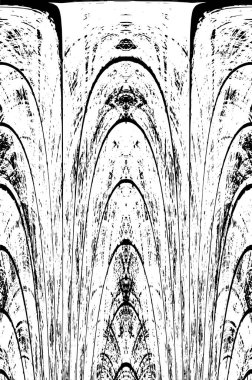 Grunge black and white pattern. Monochrome particles abstract texture. Background of cracks, scuffs, chips, stains, ink spots, lines. Dark design background surface. Gray printing element