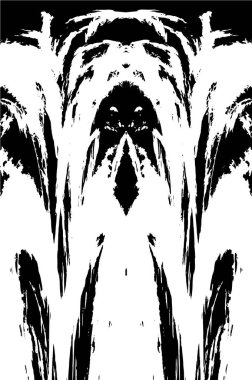 Grunge black and white pattern. Monochrome particles abstract texture. Background of cracks, scuffs, chips, stains, ink spots, lines. Dark design background surface. Gray printing element