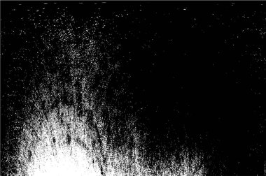 Grunge black and white pattern. Monochrome particles abstract texture. Background of cracks, scuffs, chips, stains, ink spots, lines. Dark design background surface. Gray printing element