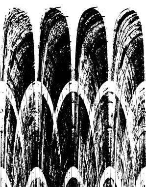 Grunge black and white pattern. Monochrome particles abstract texture. Background of cracks, scuffs, chips, stains, ink spots, lines. Dark design background surface. Gray printing element