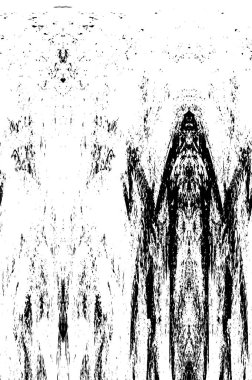 Grunge black and white pattern. Monochrome particles abstract texture. Background of cracks, scuffs, chips, stains, ink spots, lines. Dark design background surface. Gray printing element