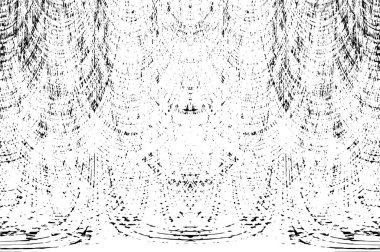 Grunge black and white pattern. Monochrome particles abstract texture. Background of cracks, scuffs, chips, stains, ink spots, lines. Dark design background surface. Gray printing element