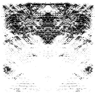 Grunge black and white pattern. Monochrome particles abstract texture. Background of cracks, scuffs, chips, stains, ink spots, lines. Dark design background surface. Gray printing element