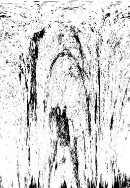 Grunge black and white pattern. Monochrome particles abstract texture. Background of cracks, scuffs, chips, stains, ink spots, lines. Dark design background surface. Gray printing element