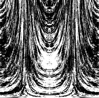 Grunge black and white pattern. Monochrome particles abstract texture. Background of cracks, scuffs, chips, stains, ink spots, lines. Dark design background surface. Gray printing element