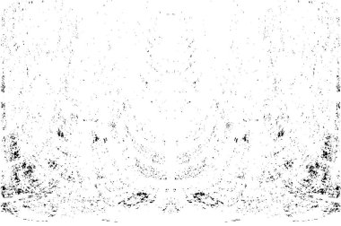 Grunge dikey olarak simetrik siyah beyaz doku. Tek renkli yıpranmış kaplama deseni. 