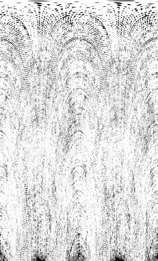 Vektör grunge dokusu. Siyah beyaz arka plan. Soyut monokrom resim koyu tonlarda solmuş bir efekt içerir