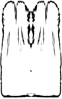 Vektör grunge dokusu. Siyah beyaz arka plan. Soyut monokrom resim koyu tonlarda solmuş bir efekt içerir