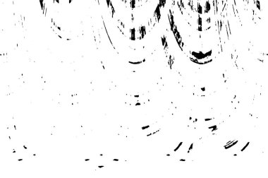 Vektör grunge dokusu. Siyah beyaz arka plan. Soyut monokrom resim koyu tonlarda solmuş bir efekt içerir