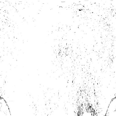 Vektör grunge dokusu. Siyah beyaz arka plan. Soyut monokrom resim koyu tonlarda solmuş bir efekt içerir