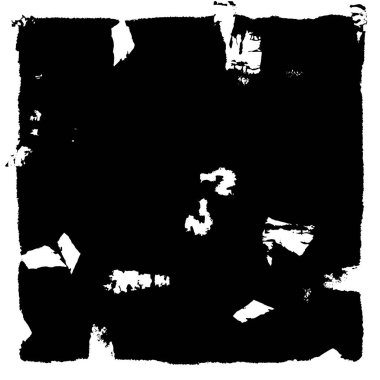 Vektör grunge dokusu. Siyah beyaz arka plan. Soyut monokrom resim koyu tonlarda solmuş bir efekt içerir