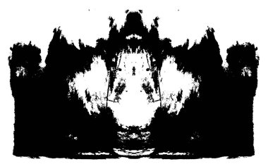 Vektör grunge dokusu. Siyah beyaz arka plan. Soyut monokrom resim koyu tonlarda solmuş bir efekt içerir