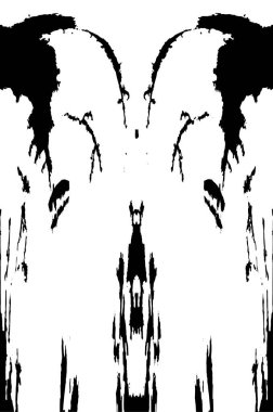 Vektör grunge dokusu. Siyah beyaz arka plan. Soyut monokrom resim koyu tonlarda solmuş bir efekt içerir