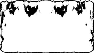 Vektör grunge dokusu. Siyah beyaz arka plan. Soyut monokrom resim koyu tonlarda solmuş bir efekt içerir