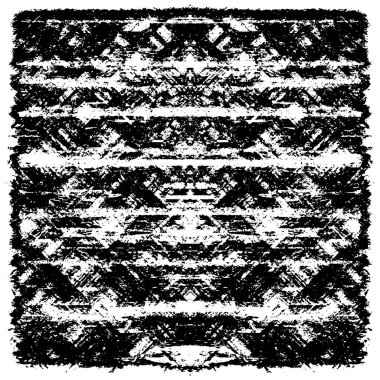 Grunge üst üste biniyor. Soyut siyah-beyaz vektör arkaplanı. Çatlak, leke ve noktalarda kirli desenli tek renkli klasik yüzey. Karanlık korku tarzında eski bir duvar.