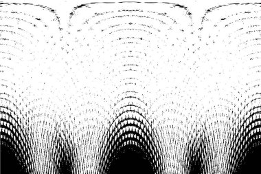 Grunge dikey olarak simetrik siyah beyaz doku. Tek renkli yıpranmış kaplama deseni. 