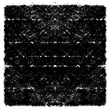 Grunge üst üste biniyor. Soyut siyah-beyaz vektör arkaplanı. Çatlak, leke ve noktalarda kirli desenli tek renkli klasik yüzey. Karanlık korku tarzında eski bir duvar.