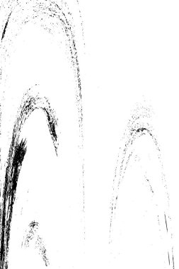 Grunge üst üste biniyor. Soyut siyah-beyaz vektör arkaplanı. Çatlak, leke ve noktalarda kirli desenli tek renkli klasik yüzey. Karanlık korku tarzında eski bir duvar.