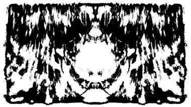 Grunge üst üste biniyor. Soyut siyah-beyaz vektör arkaplanı. Çatlak, leke ve noktalarda kirli desenli tek renkli klasik yüzey. Karanlık korku tarzında eski bir duvar.