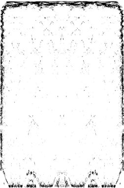 Grunge dikey olarak simetrik siyah beyaz doku. Tek renkli yıpranmış kaplama deseni. 