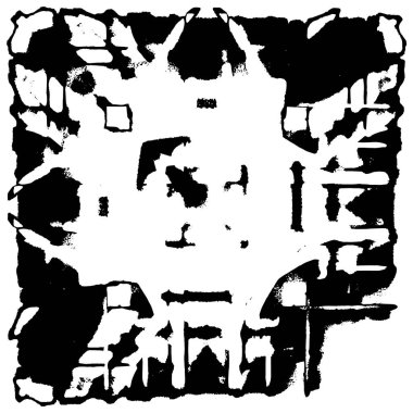 Sert grunge desenli tasarım. Suluboya kuru fırça darbeleri dokuyu etkiler. Solmuş kağıt dokusu. Çizgi film pop sanat tasarımı