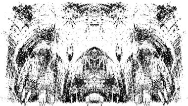 Sert grunge desenli tasarım. Suluboya kuru fırça darbeleri dokuyu etkiler. Solmuş kağıt dokusu. Çizgi film pop sanat tasarımı