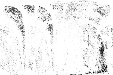 Grunge üst üste biniyor. Soyut siyah-beyaz vektör arkaplanı. Çatlak, leke ve noktalarda kirli desenli tek renkli klasik yüzey. Karanlık korku tarzında eski bir duvar.