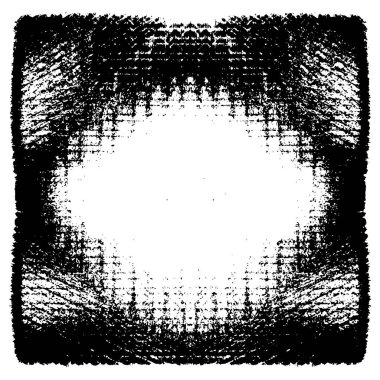 Grunge üst üste biniyor. Soyut siyah-beyaz vektör arkaplanı. Çatlak, leke ve noktalarda kirli desenli tek renkli klasik yüzey. Karanlık korku tarzında eski bir duvar.