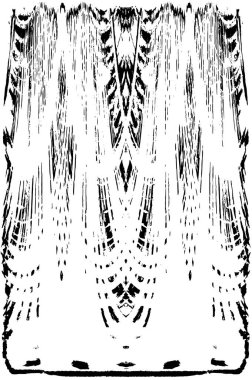 Grunge üst üste biniyor. Soyut siyah-beyaz vektör arkaplanı. Çatlak, leke ve noktalarda kirli desenli tek renkli klasik yüzey. Karanlık korku tarzında eski bir duvar.