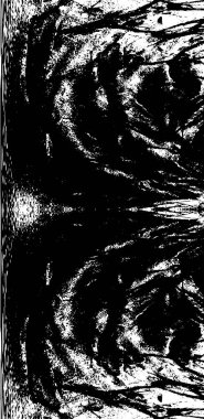 Grunge üst üste biniyor. Soyut siyah-beyaz vektör arkaplanı. Çatlak, leke ve noktalarda kirli desenli tek renkli klasik yüzey. Karanlık korku tarzında eski bir duvar.