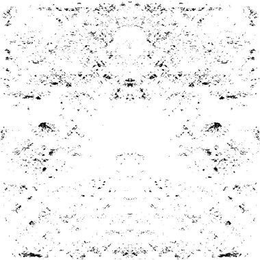 Grunge black and white pattern. Monochrome particles abstract texture. Background of cracks, scuffs, chips, stains, ink spots, lines. Dark design background surface. Gray printing element