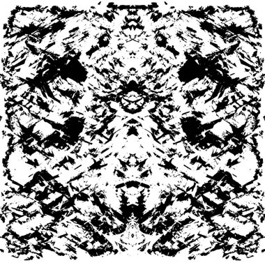 Grunge black and white pattern. Monochrome particles abstract texture. Background of cracks, scuffs, chips, stains, ink spots, lines. Dark design background surface. Gray printing element