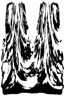 Grunge black and white pattern. Monochrome particles abstract texture. Background of cracks, scuffs, chips, stains, ink spots, lines. Dark design background surface. Gray printing element