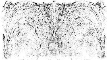 Grunge black and white pattern. Monochrome particles abstract texture. Background of cracks, scuffs, chips, stains, ink spots, lines. Dark design background surface. Gray printing element