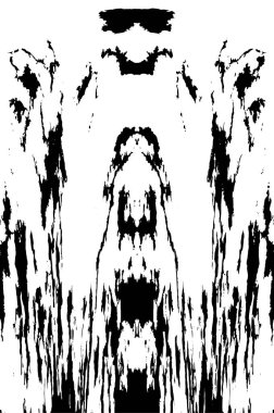 Grunge black and white pattern. Monochrome particles abstract texture. Background of cracks, scuffs, chips, stains, ink spots, lines. Dark design background surface. Gray printing element