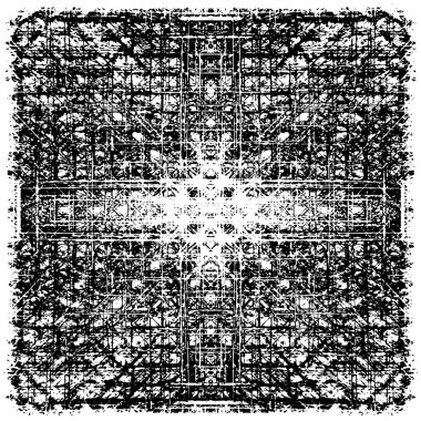 Grunge black and white pattern. Monochrome particles abstract texture. Background of cracks, scuffs, chips, stains, ink spots, lines. Dark design background surface. Gray printing element