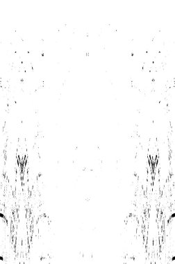 Grunge black and white pattern. Monochrome particles abstract texture. Background of cracks, scuffs, chips, stains, ink spots, lines. Dark design background surface. Gray printing element