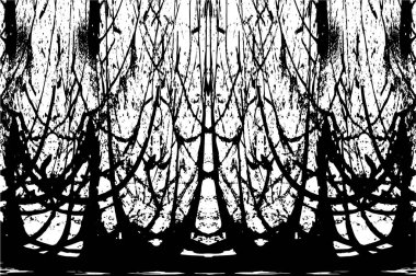 Grunge black and white pattern. Monochrome particles abstract texture. Background of cracks, scuffs, chips, stains, ink spots, lines. Dark design background surface. Gray printing element