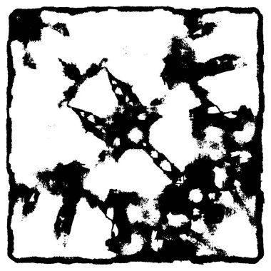 Grunge black and white pattern. Monochrome particles abstract texture. Background of cracks, scuffs, chips, stains, ink spots, lines. Dark design background surface. Gray printing element