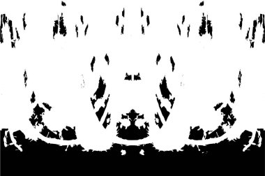 Grunge black and white pattern. Monochrome particles abstract texture. Background of cracks, scuffs, chips, stains, ink spots, lines. Dark design background surface. Gray printing element