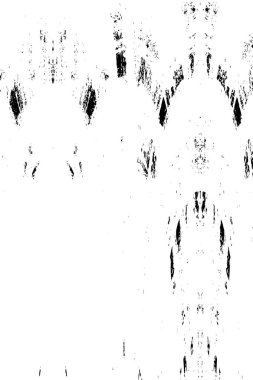 Grunge black and white pattern. Monochrome particles abstract texture. Background of cracks, scuffs, chips, stains, ink spots, lines. Dark design background surface. Gray printing element